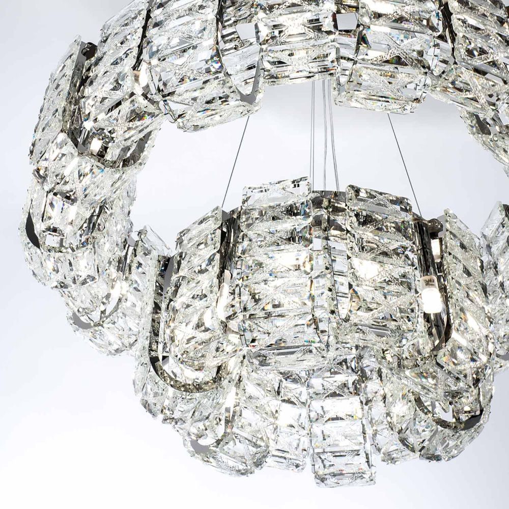 Подвесная люстра 45*80*60/120 см, 36xG9 MODELUX ML.755.36 CR хром