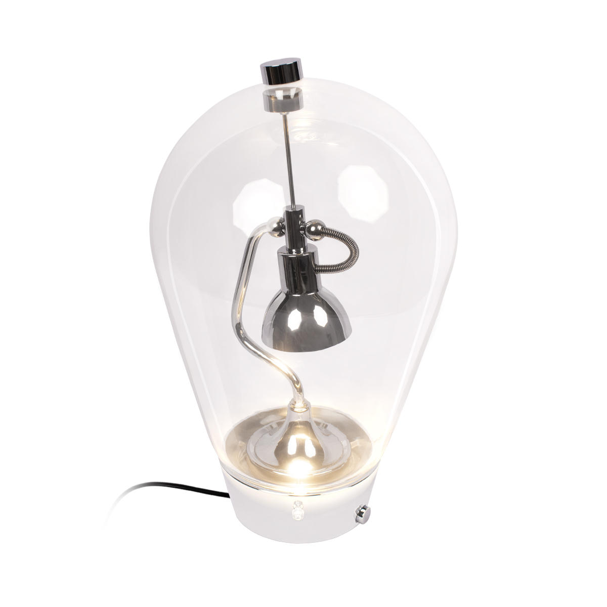 Настольная лампа 18*25 см, 1*LED*5W 3000К LOFT IT Bombilla 10295 хром
