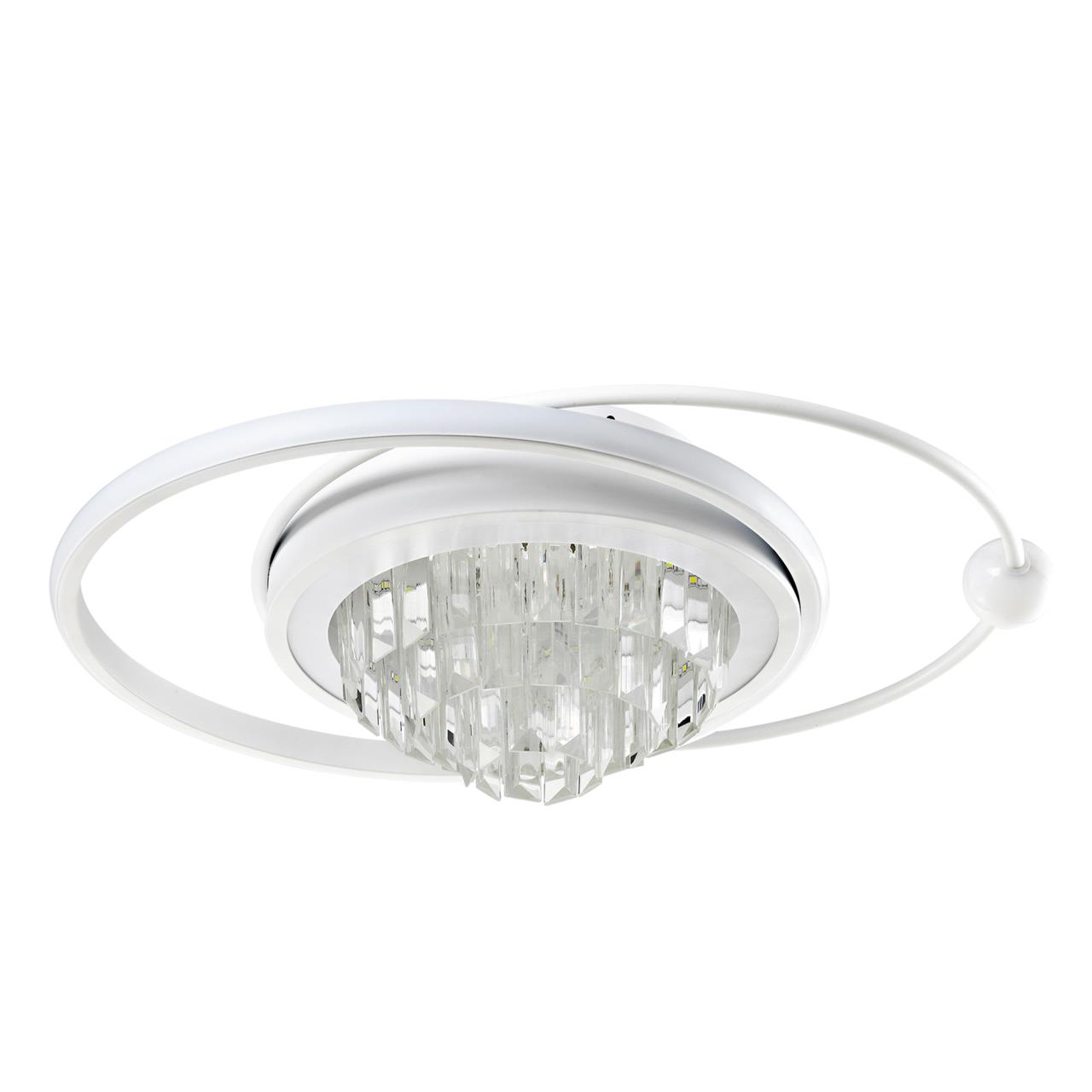 Светильник 53*41*20 см, LED 60W, 3000 / 6000K, Белый LED4U L8023-450 WT