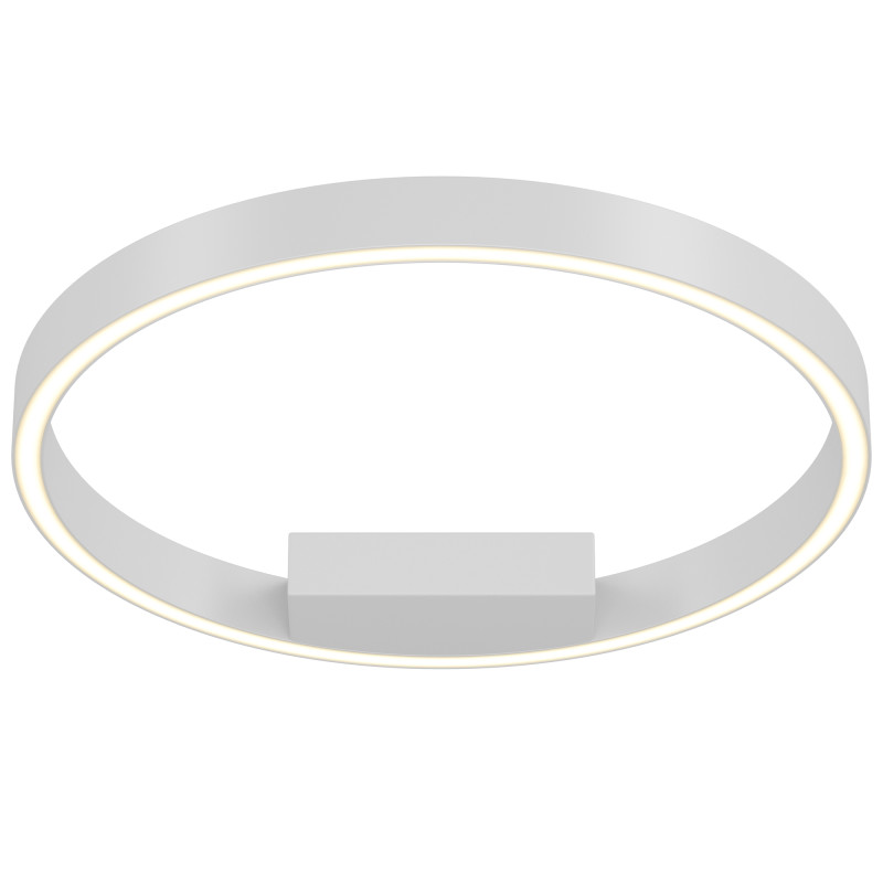 Накладной светильник 40*40*3,5 см, LED, 24W, 3000К-4000К, Maytoni Rim MOD058CL-L25WK белый