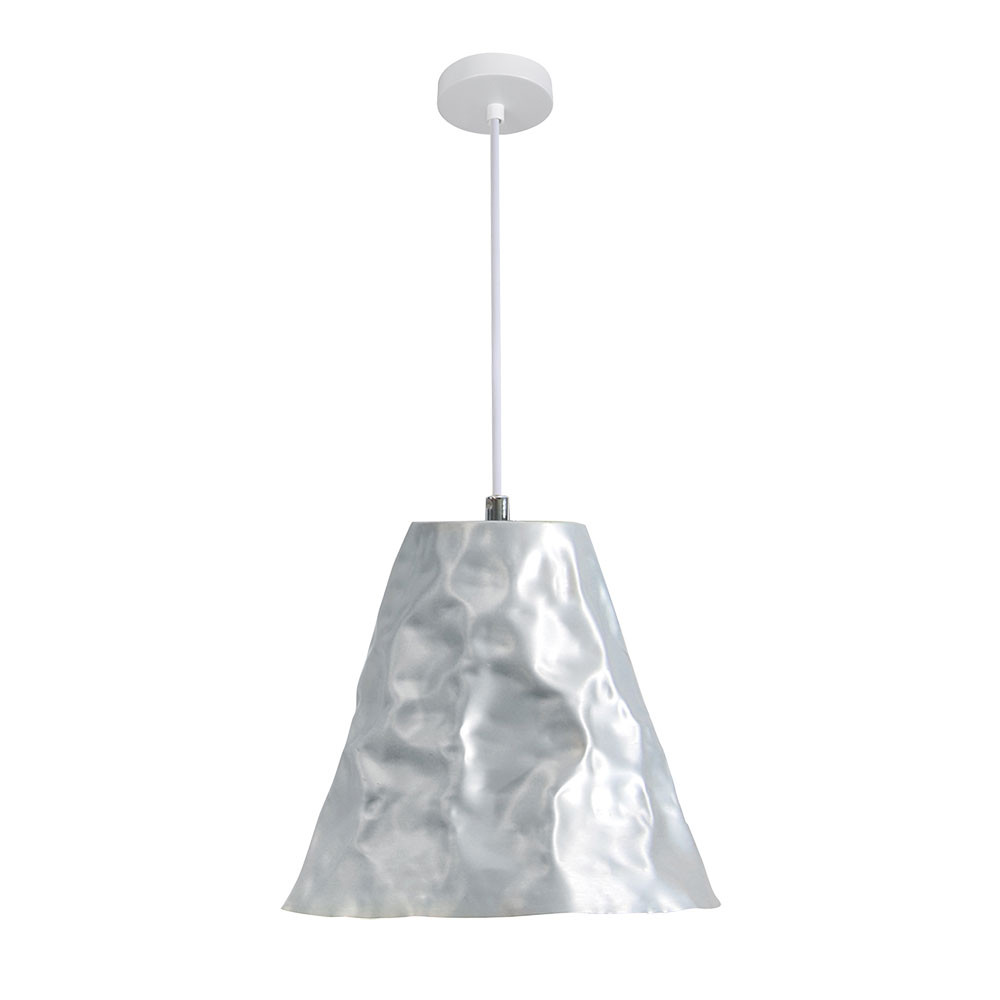Подвесной светильник 25*25 см, 1*E27, 60W, Divinare Piramide 5098/26 SP-1, Серебро