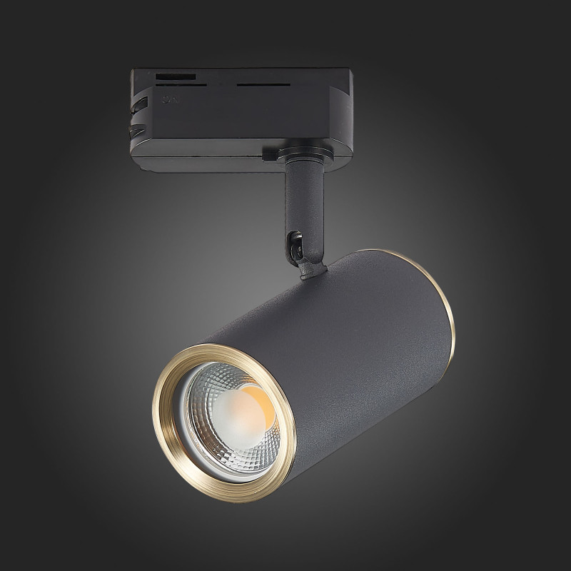 Трековый светильник 10*5 см, 50W, ST LUCE ST301.436.01 Черный