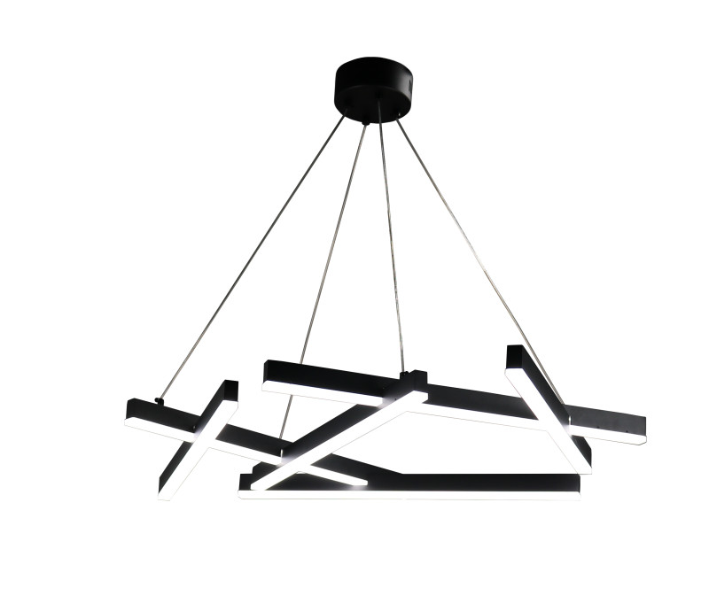 Подвесная люстра 85*120 см, LED, 65W, 3000K-6000K Zortes Aven ZRS.01243.02, черный
