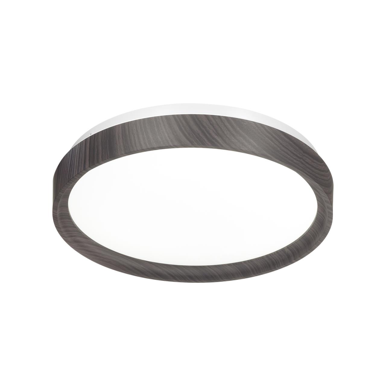 Cветильник 33*5,5 см, LED 30W, 4000 К, IP43, белый/венге под дерево, пластик Sonex Woodi, 7627/CL