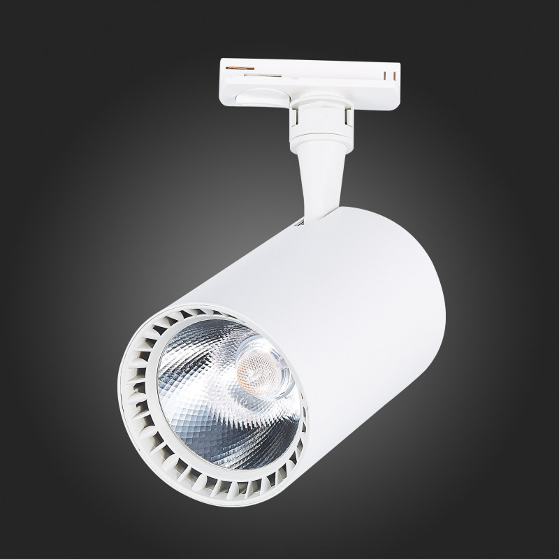 Трековый светильник 14*9 см, 30W 3000K ST LUCE Однофазная трековая система ST351.536.30.24 Белый