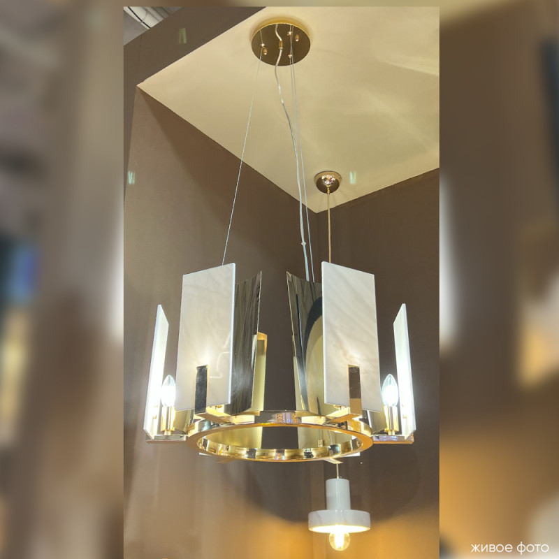 Светильник 55 см, Crystal Lux DELUXE SP6, золото
