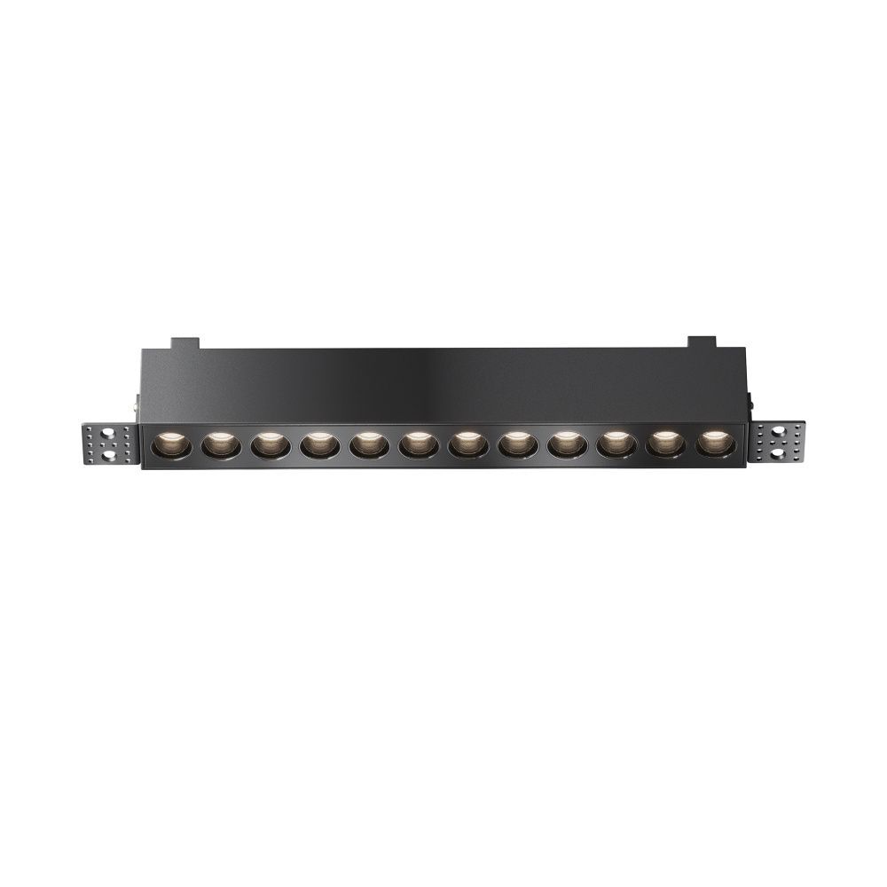 Встраиваемый светильник  DL065-20W3-6K-TRS-B 30,3*2,95*-6 см, *LED*20W, 6000K, Maytoni technical Points DL065-20W3-6K-TRS-B, Черный