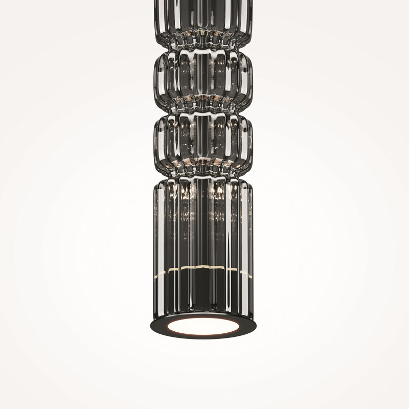 Подвесной светильник 8*8*384 см, LED, 12W, 3000К, Maytoni Ordo MOD272PL-L12B3K черный