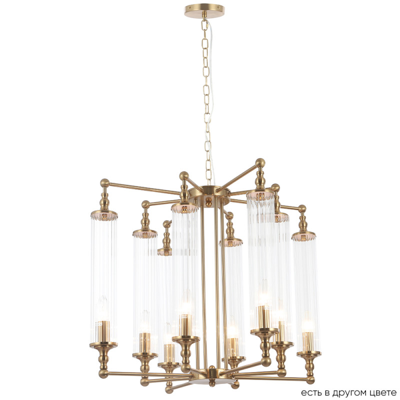 Светильник 65 см, Crystal Lux TOMAS SP8 D650 BRASS, латунь