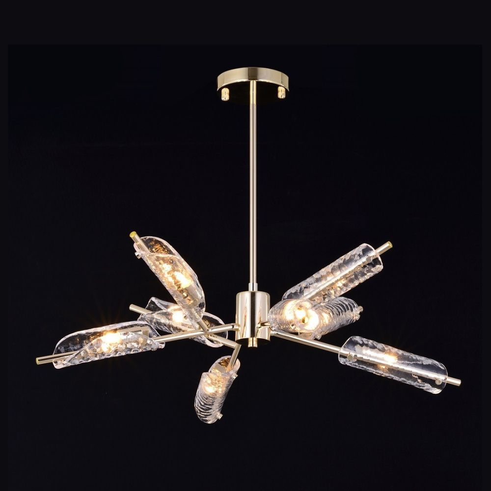 Люстра 72*72*57,8 см, 8*G9 Gerhort G11054/8FGD CL, Золото