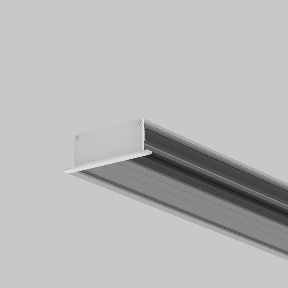 Комплект заглушек (для профиля ALM-8832-S-2M) 2 шт. 642005 Maytoni Led Strip Встраиваемый с накладным фланцем профиль Белый