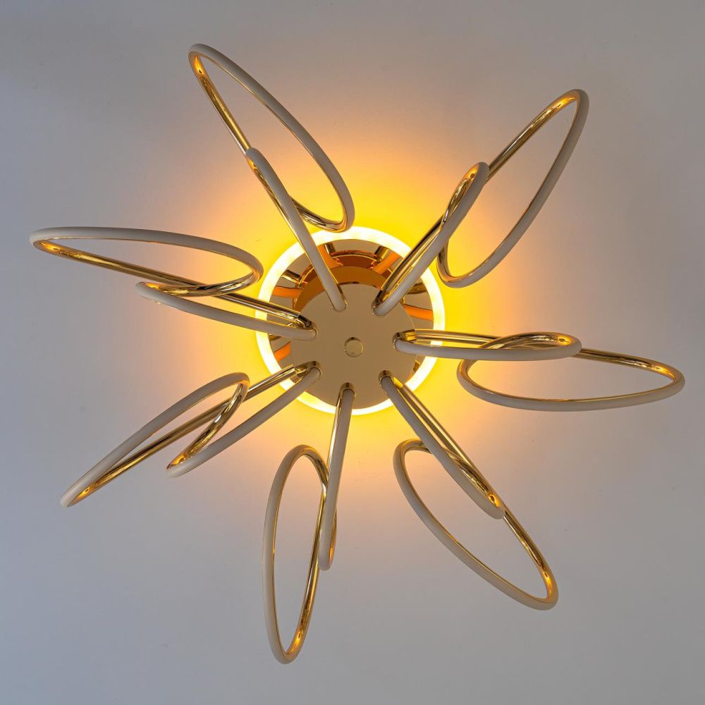 Светильник 68 см, 135W, 3000-5500K, Citilux SALMA SMART CL224A172 RGB LED, золото