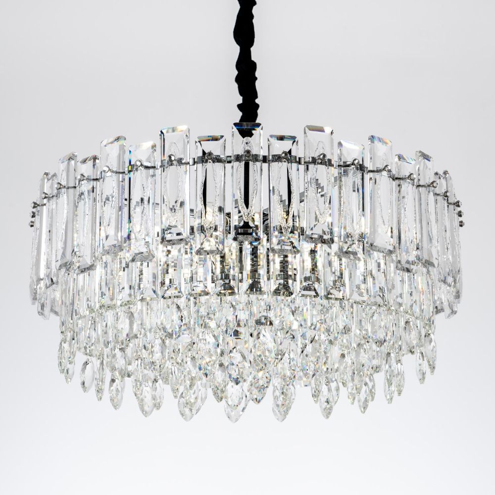 Подвесная люстра 60x58x50см, Е14, 12x40Вт, , Modelux ML.7082.12 CR Хром