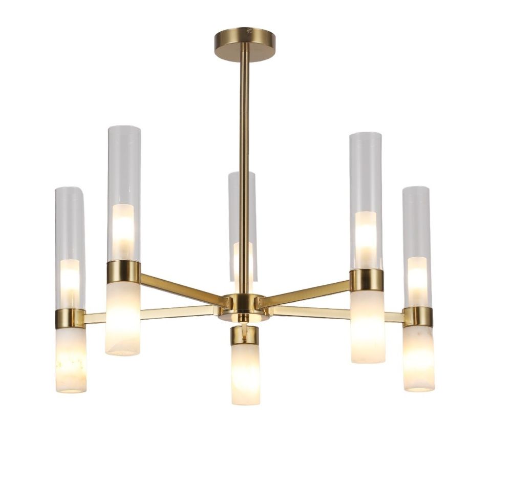 Люстра 60*60*44 см, 10*G9 Gerhort G11072/10COP WT+CL, Медь