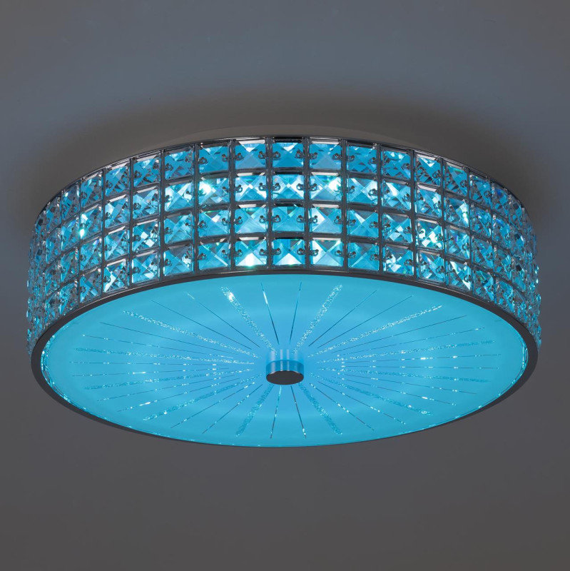 Светильник 41 см, 68W, 3000-5500K, Citilux Портал CL32415G1 LED RGB, хром