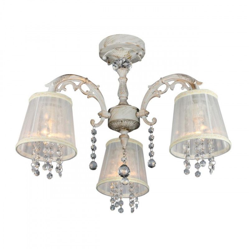 Люстра 50*40 см, 3*E14, 40W, Omnilux Omnilux 300 OML-30007-03, белый