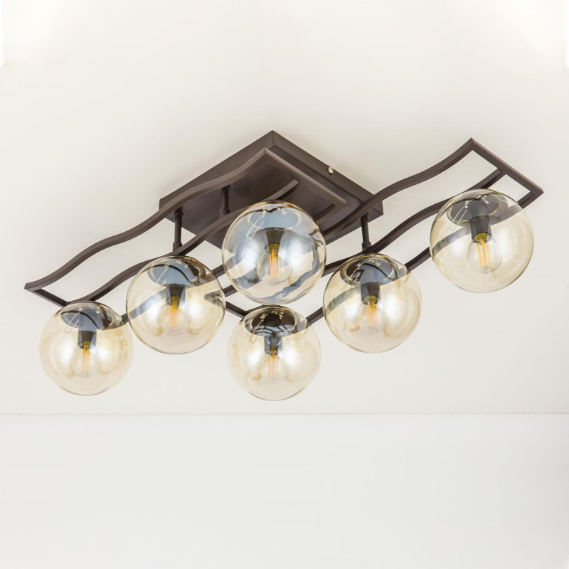Светильник Citilux Бриз CL106265, коричневый