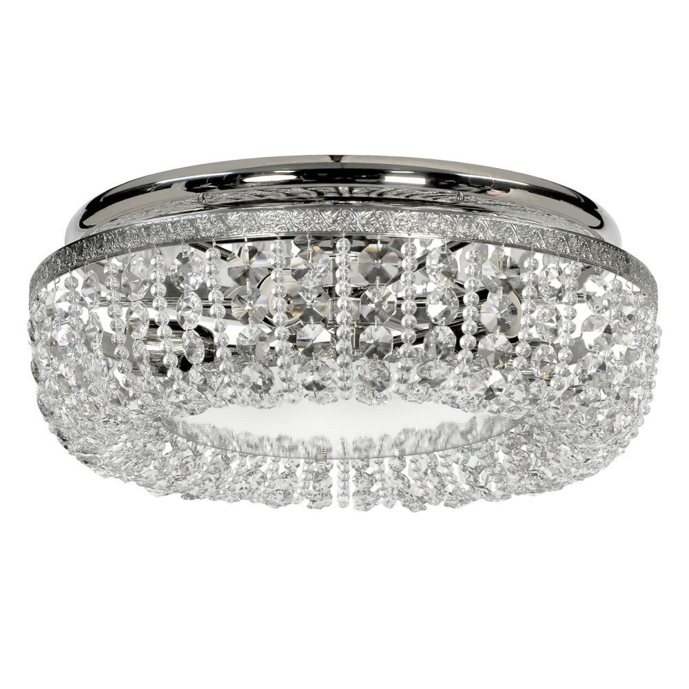 Люстра потолочная *45*20 см, 6*E27*60W, Arti Lampadari Favola Nickel Favola E 1.4.45.502 N, Матовый никель