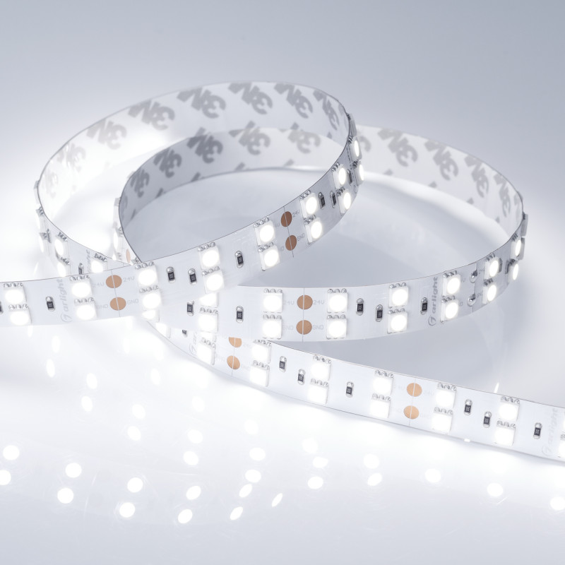 Светодиодная лента RT 2-5000 24V Cool 8K 2x2 (5060, 600 LED, LUX) (Arlight, 28.8 Вт/м, IP20) 013756