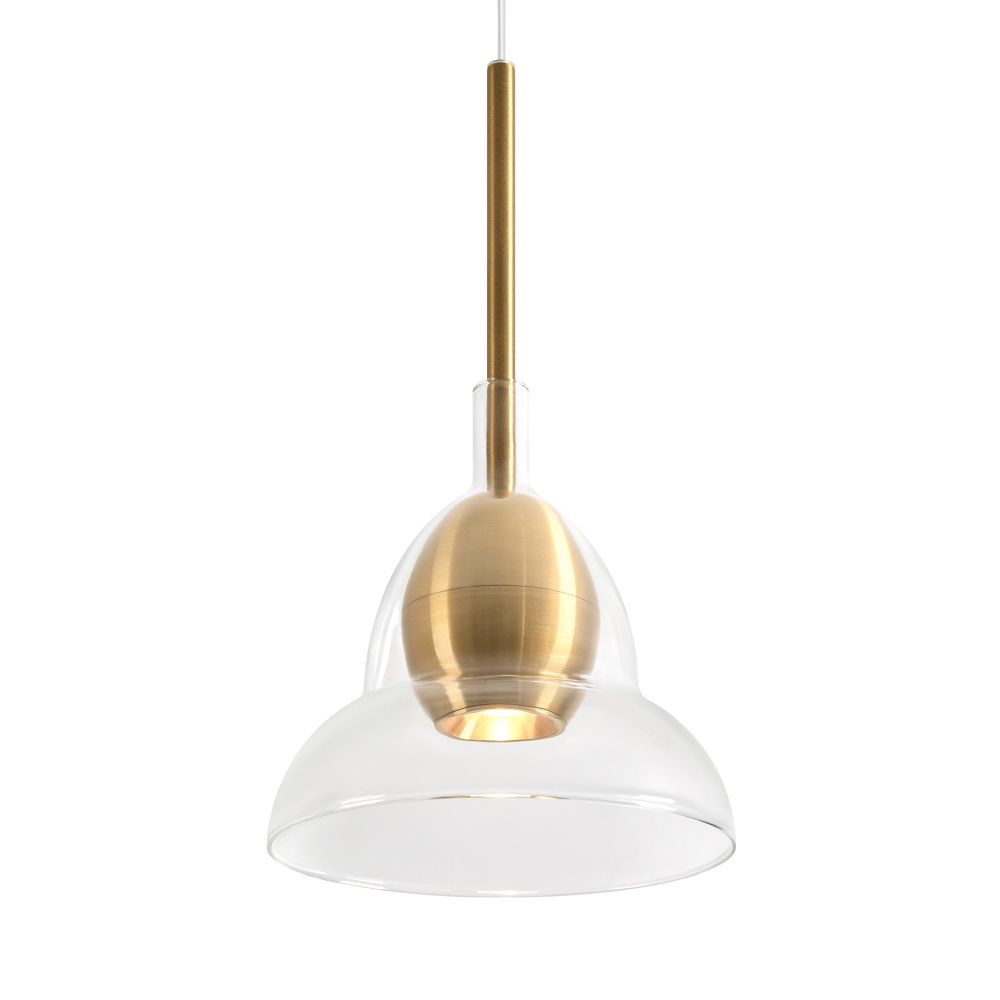 Подвесной светильник *15*49-225 см, 1*LED*6W, 3000K, Freya  FR5637PL-L6TR, Латунь