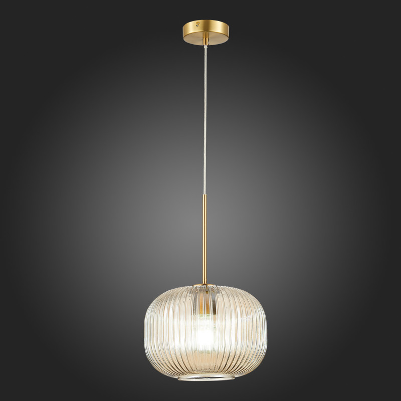 Подвес 25 см, 60W, ST LUCE GRAN SL1154.313.01 Латунь