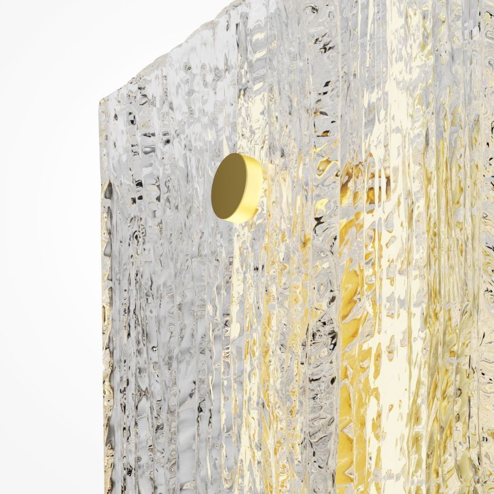 Настенный светильник 41 см, 7W, 2700-4000K, Maytoni Frostum MOD439WL-L7BSK, латунь