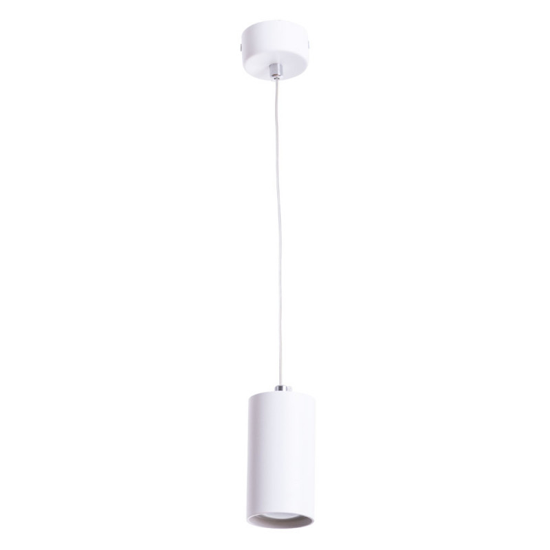 Подвесной светильник Arte Lamp Canopus A1516SP-1WH белый, диаметр 5.6 см