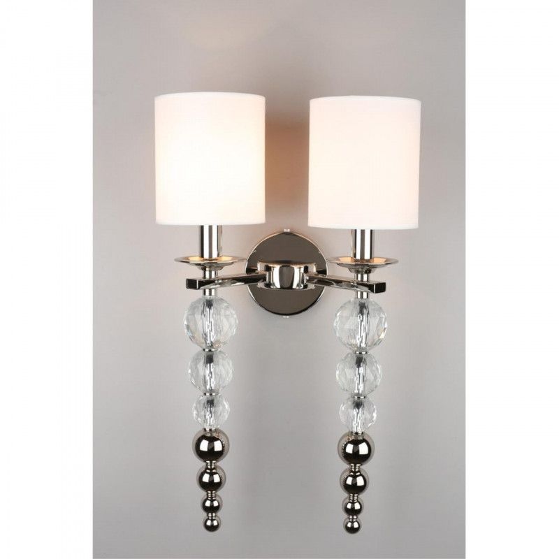 Бра 18*34*57 см, E14, 40W, Aployt Floretta APL.842.01.02, никель