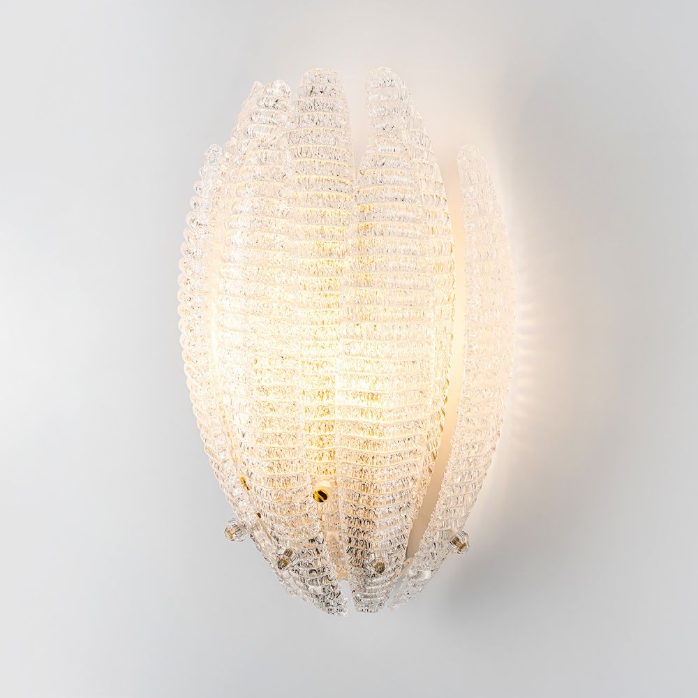 Настенный светильник 33 см, Modelux ML.9555.300 CP, шампань