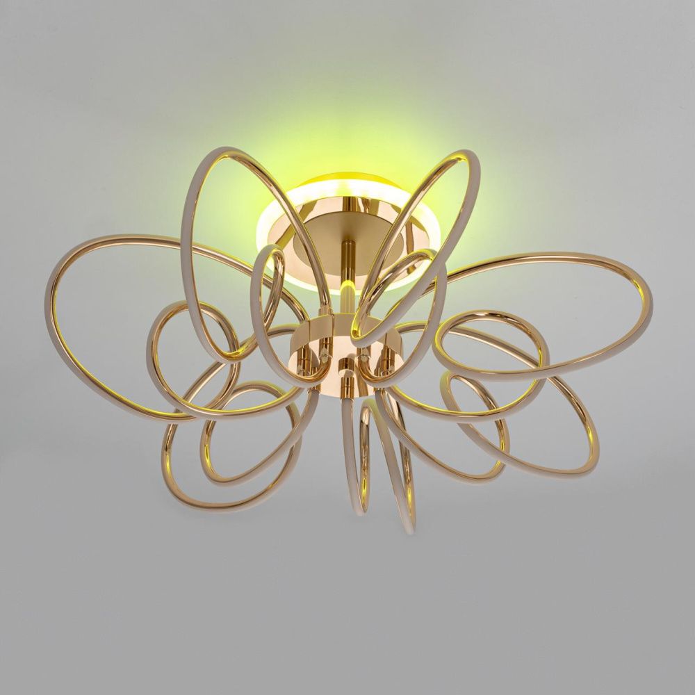 Светильник 68 см, 135W, 3000-5500K, Citilux SALMA SMART CL224A172 RGB LED, золото