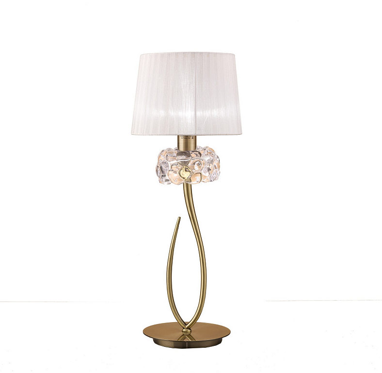 Декоративная настольная лампа Mantra Loewe Antique 4736 1 X 23w E27 (No Incl)