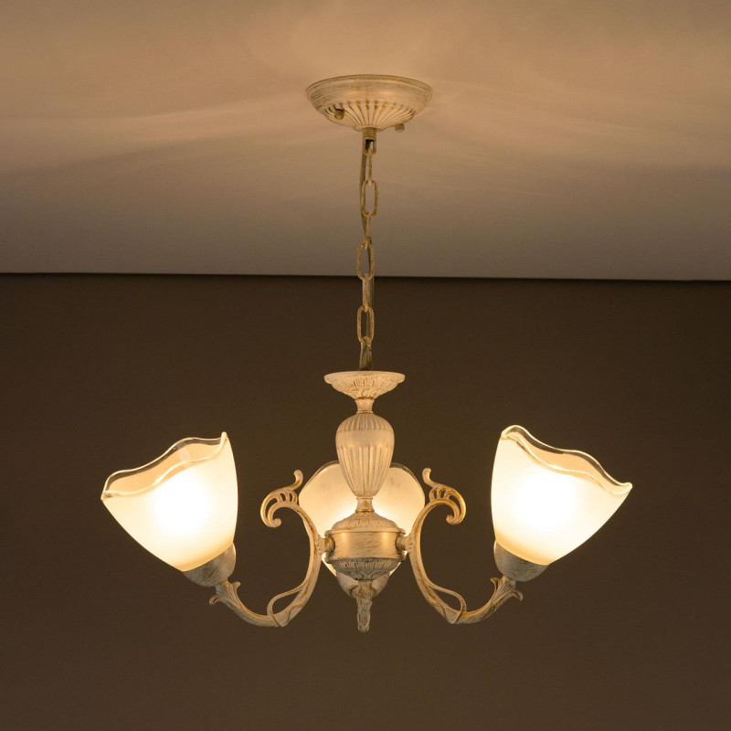 Люстра 56 см Citilux Латур CL413230 белый/золото