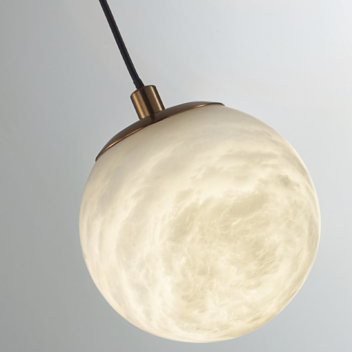 Подвесной светильник 1*LED*8W, 3000/3500/4000К, 616lm Odeon Light Marbella 6685/8L, под латунь