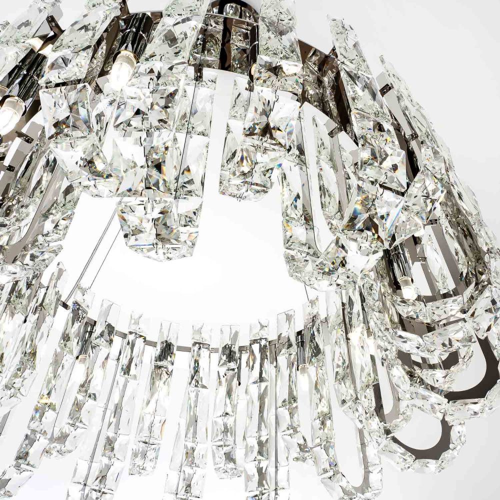 Подвесная люстра 60 см MODELUX ML.6621.14 CR хром