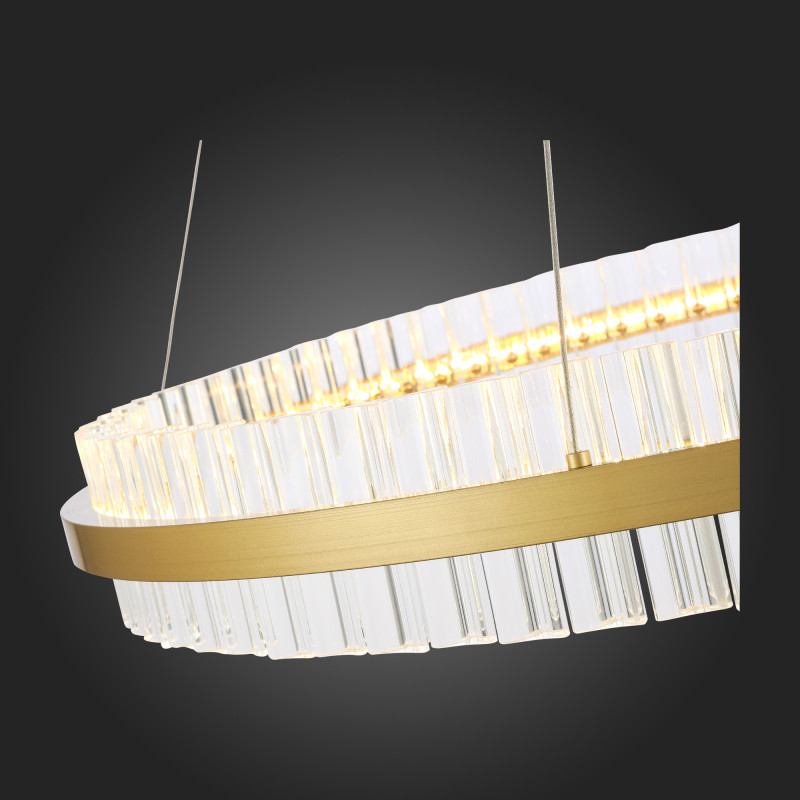 Светильник подвесной 80 см, 60W 3000K ST LUCE CHERIO SL383.223.01 Матовое золото
