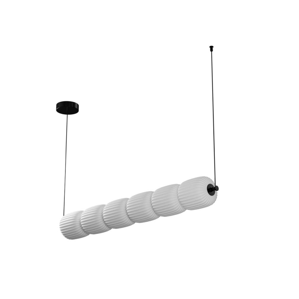 Светильник подвесной 100*15-150 см, 6*LED*8W, 3000-6000K, Lightera Lavish LE162L-6W WIFI, Черный