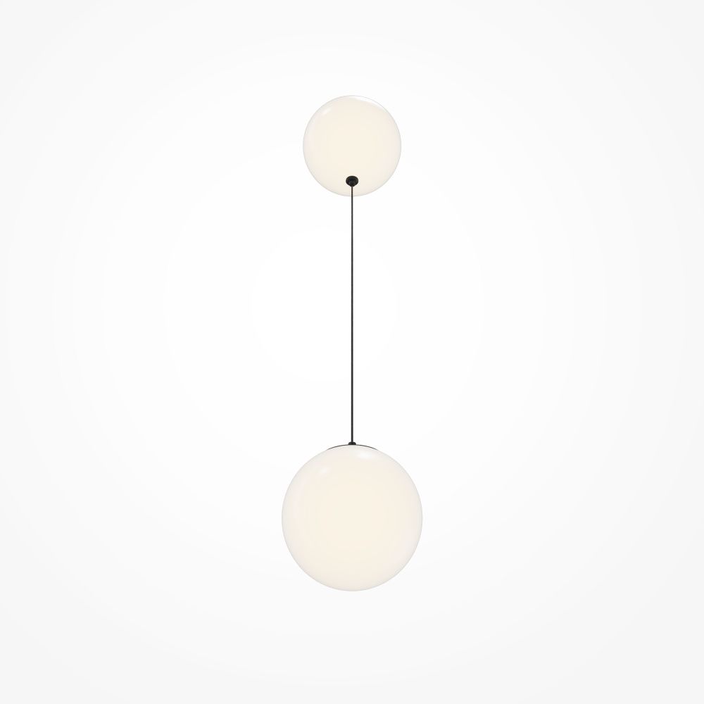 Подвесной светильник 20*60-240 см, *LED*20W, 3000K, Maytoni Twins MOD427PL-L20B3K, Черный