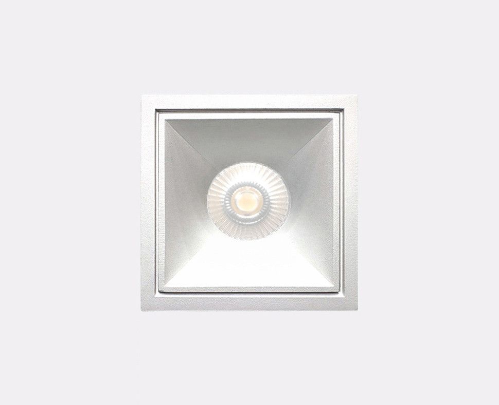 Встраиваемый светильник 9 см, 12W, 4000K, Italline IT06-6020 white 4000K, белый, вр 7*7 см