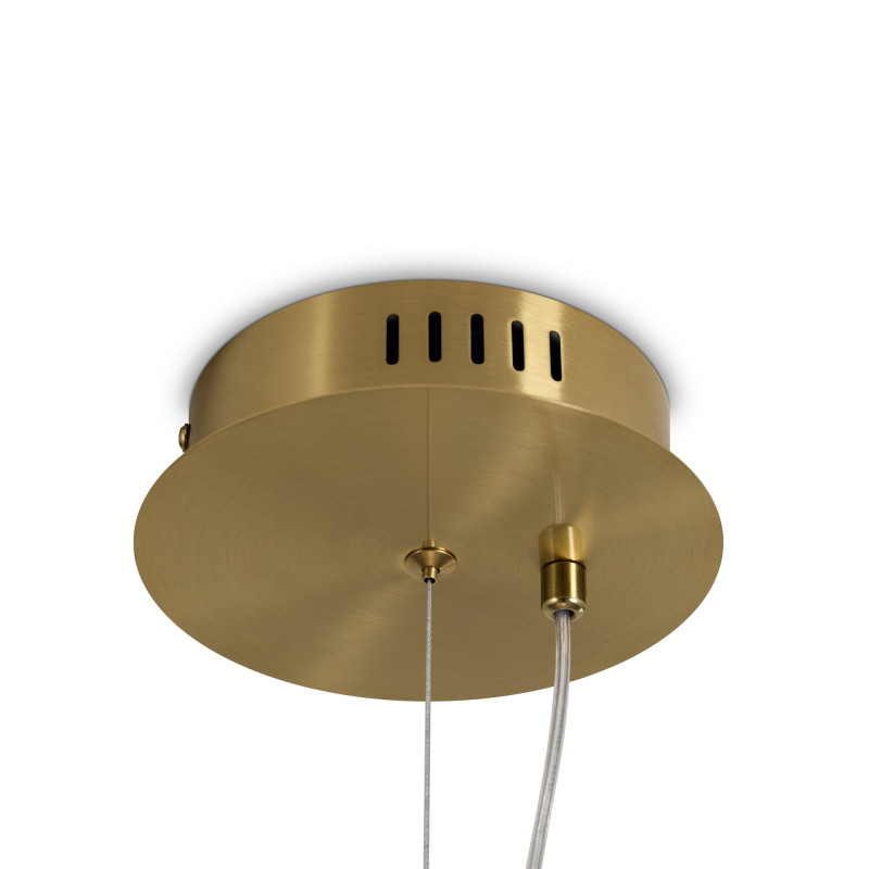 Подвесной светильник 50*50*231,5 см, LED, 8W, 3000К, Freya Grail FR6183PL-L4BS1 латунный