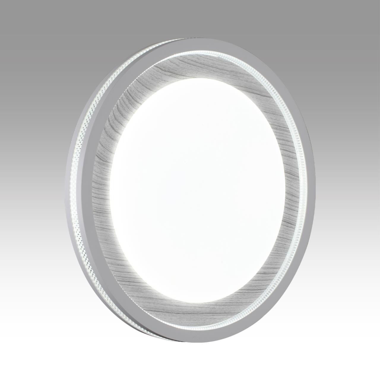 Светильник *48*6,3 см, LED 1*70W, 3000-6000 К, Sonex Mavi Wood 7681/EL, белый/светло-серый под дерево