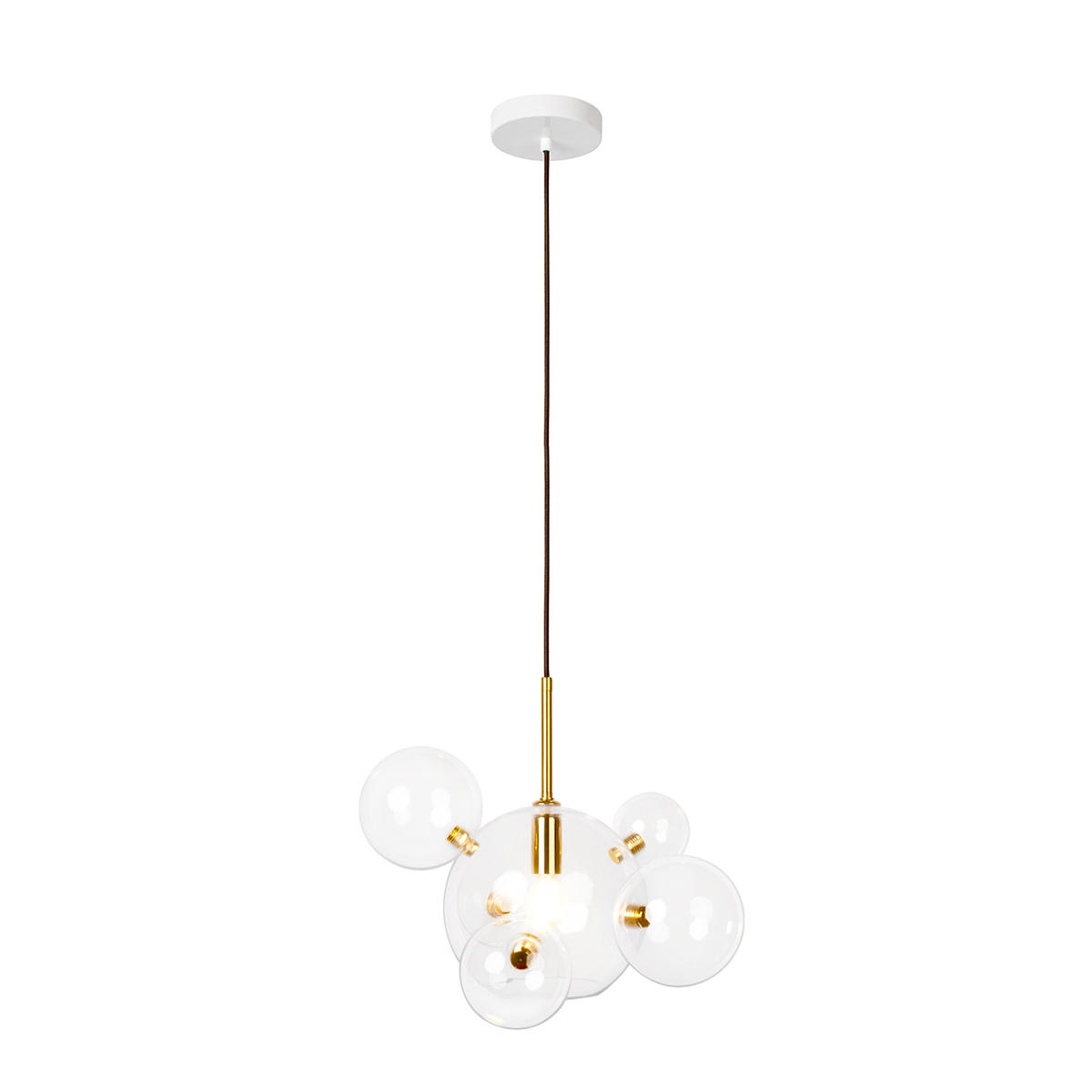 Подвесной светильник 41*31 см, 1*E14*40W LOFT IT Bolle 2027-P6 mini золото