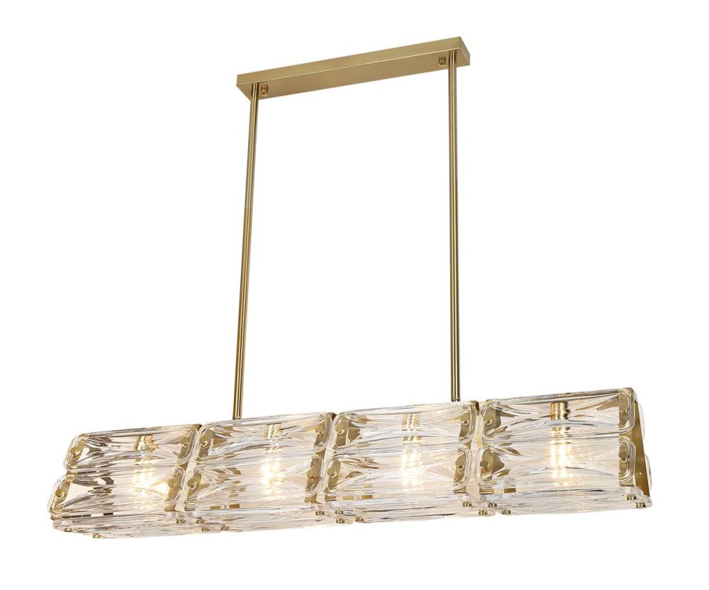 Подвесная люстра 100 см, Kink Light Тира 07598-100,36, латунь