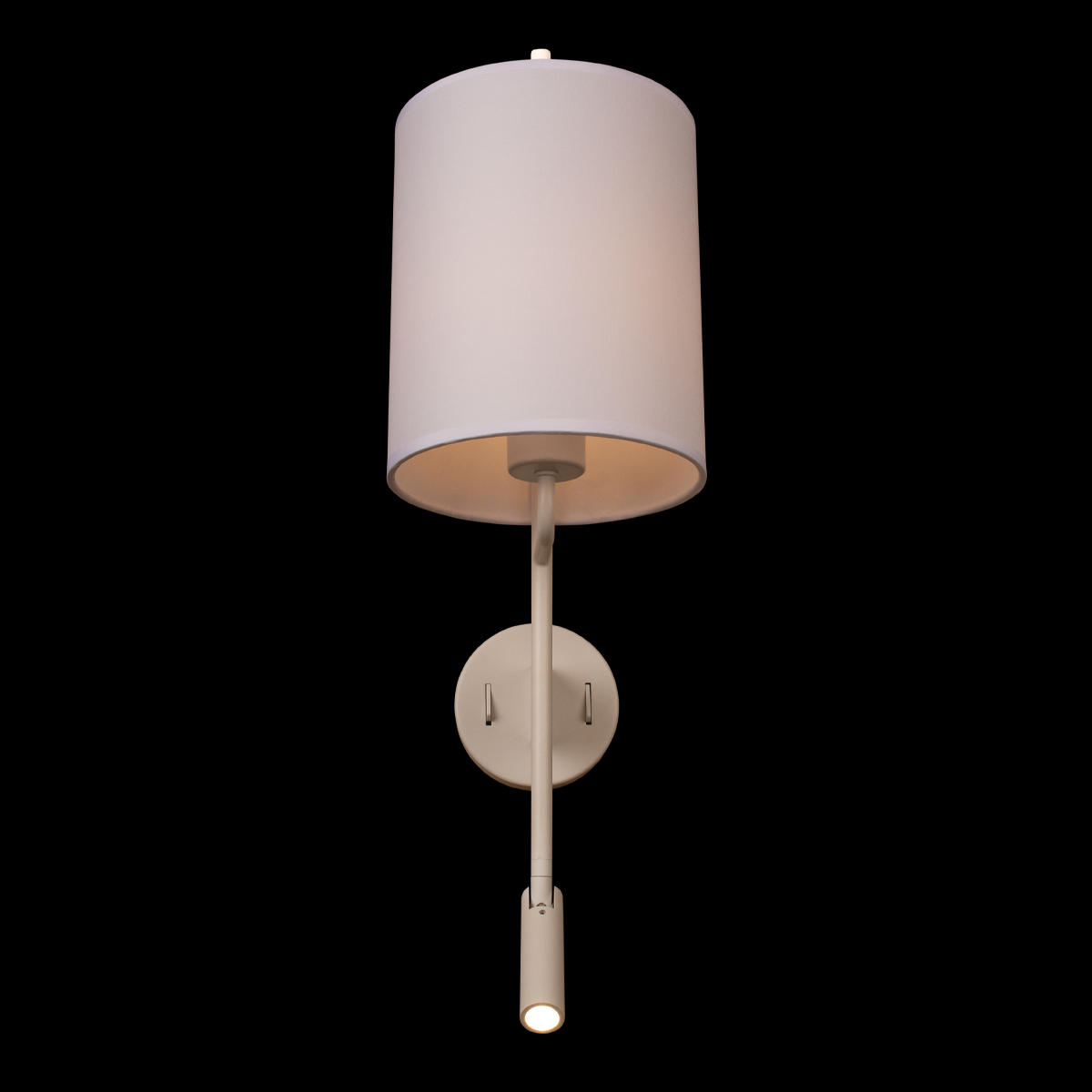 Настенный светильник 18*58 см, 2*E27+LED*1X40W + 1X3W 3200K LOFT IT Ritz 10253W/B White белый