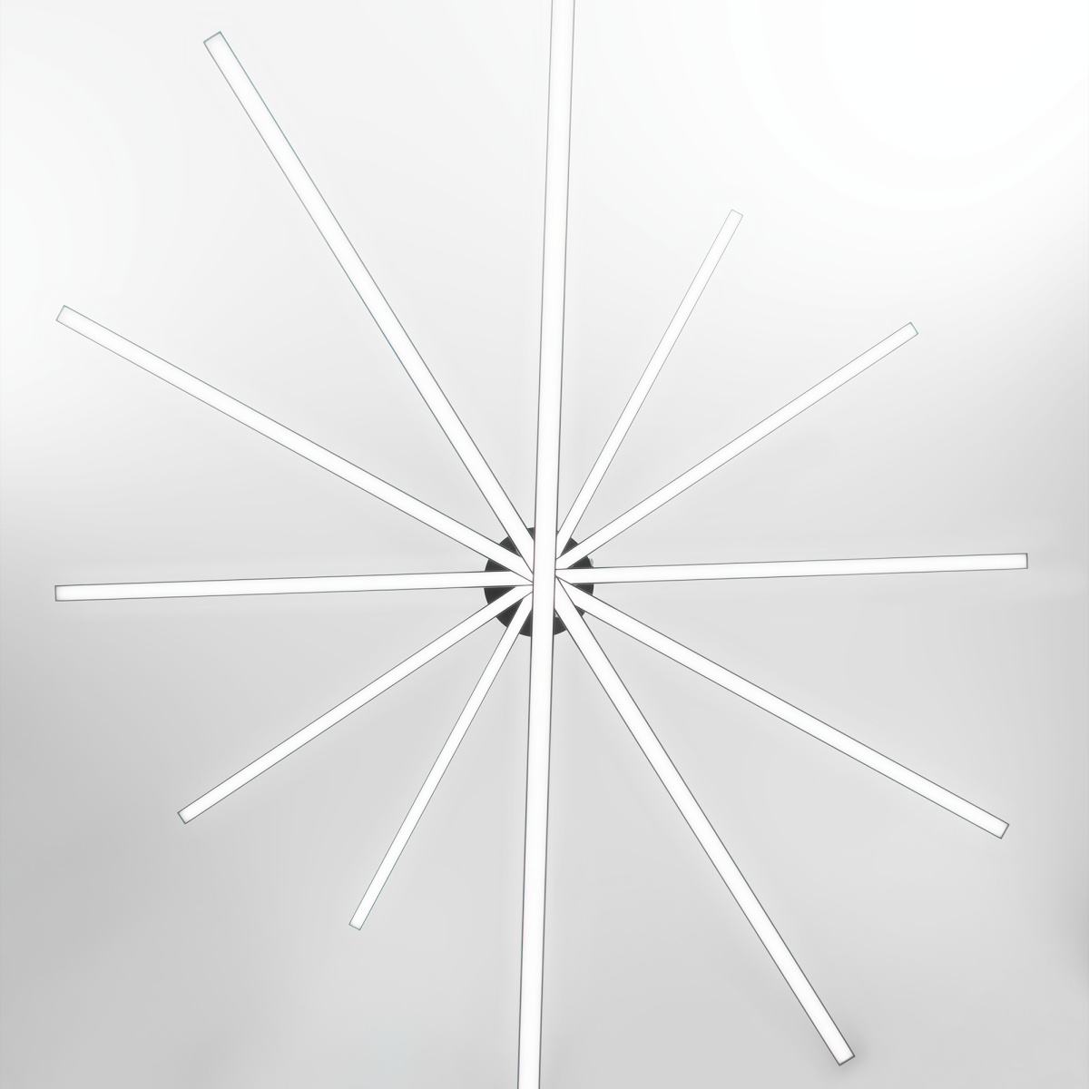 Люстра подвесная 120*25/125 см, 180W, 3000-5500K Citilux Стиг CL203261 черный
