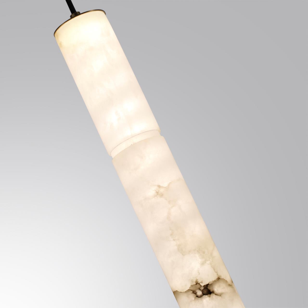 Подвесной светильник 6*150 см, 1 LED*15W, 3000 К, Odeon Light Marbella, латунь 6674/15L