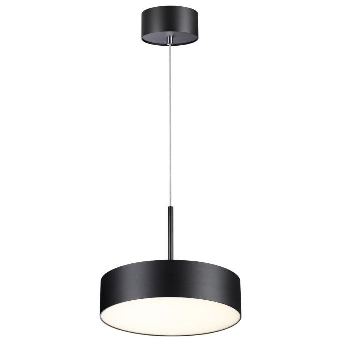 Светильник светодиодный 22 см, 30W, 4000K, NovoTech OVER PROMETA 358762, черный
