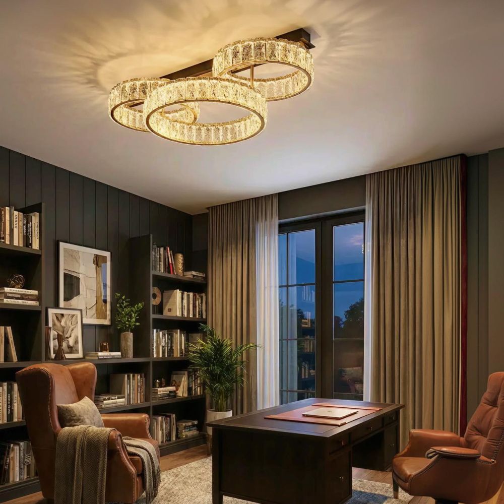 Светильник 75 см, 45W, 3000K, Citilux PALANT CL325162 LED, черный-бронза