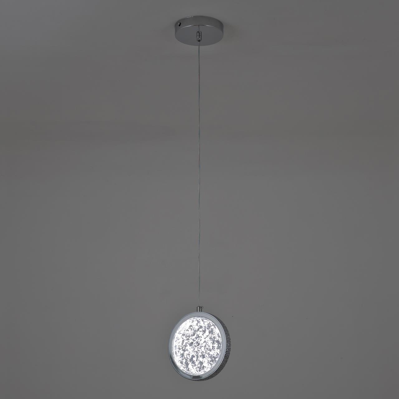 Подвесной светильник 15*2,5*100 см, LED 6W, 4000K, Хром LED4U L7108-150 СR