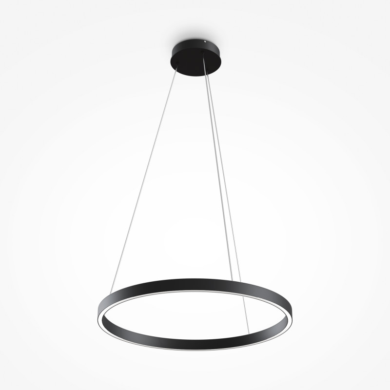 Подвесной светильник 60*127,5 см, LED, 36W, 3000К-4000К, Maytoni Rim MOD058PL-L32BK черный