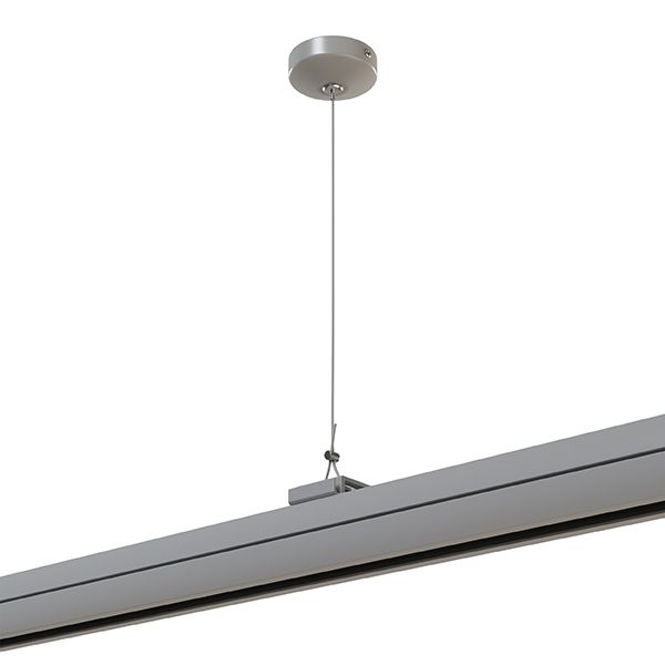 Подвес Lightstar BARRA 504199 универсальный трековый 5 м для однофазных и трехфазных треков СЕРЫЙ, шт